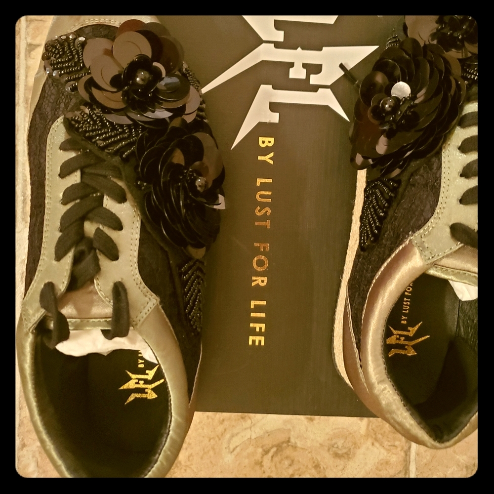 Jewelled Tennis shoes